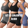 Kit 03 Conjuntos Academia - Mudeseulook